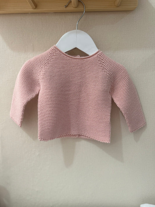 Jersey de hilo rosa claro