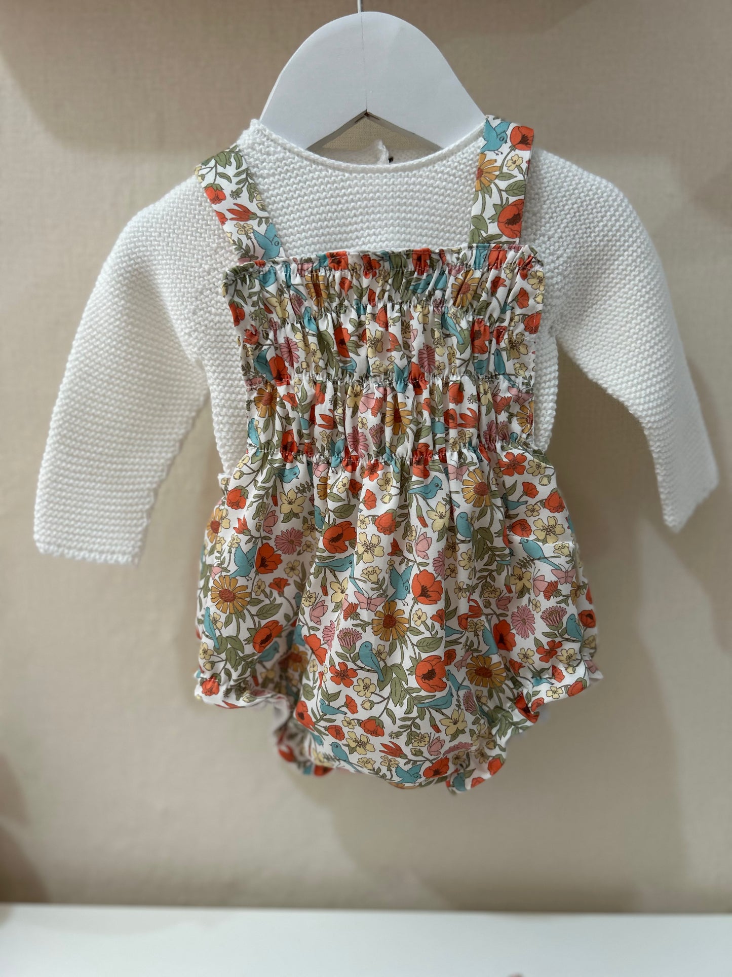 Jersey de hilo blanco