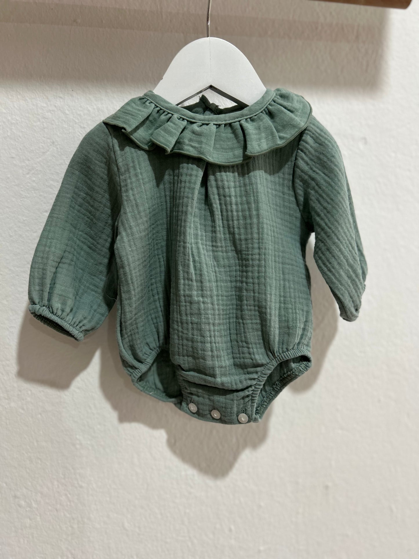 Pelele bambula verde