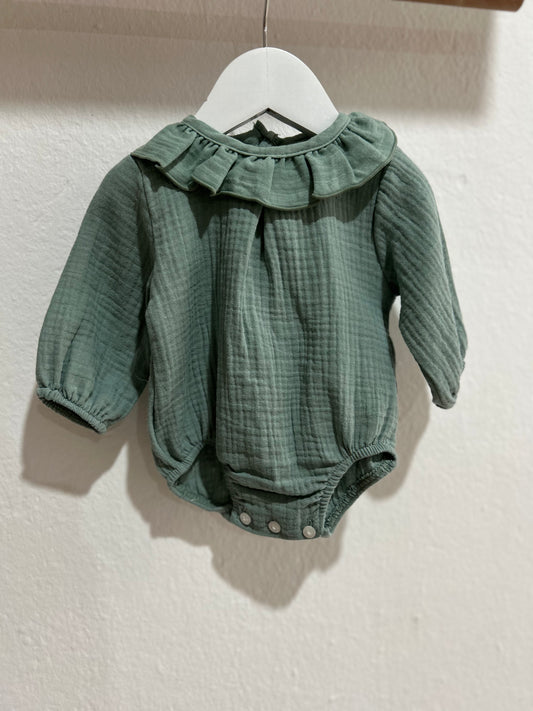 Pelele bambula verde