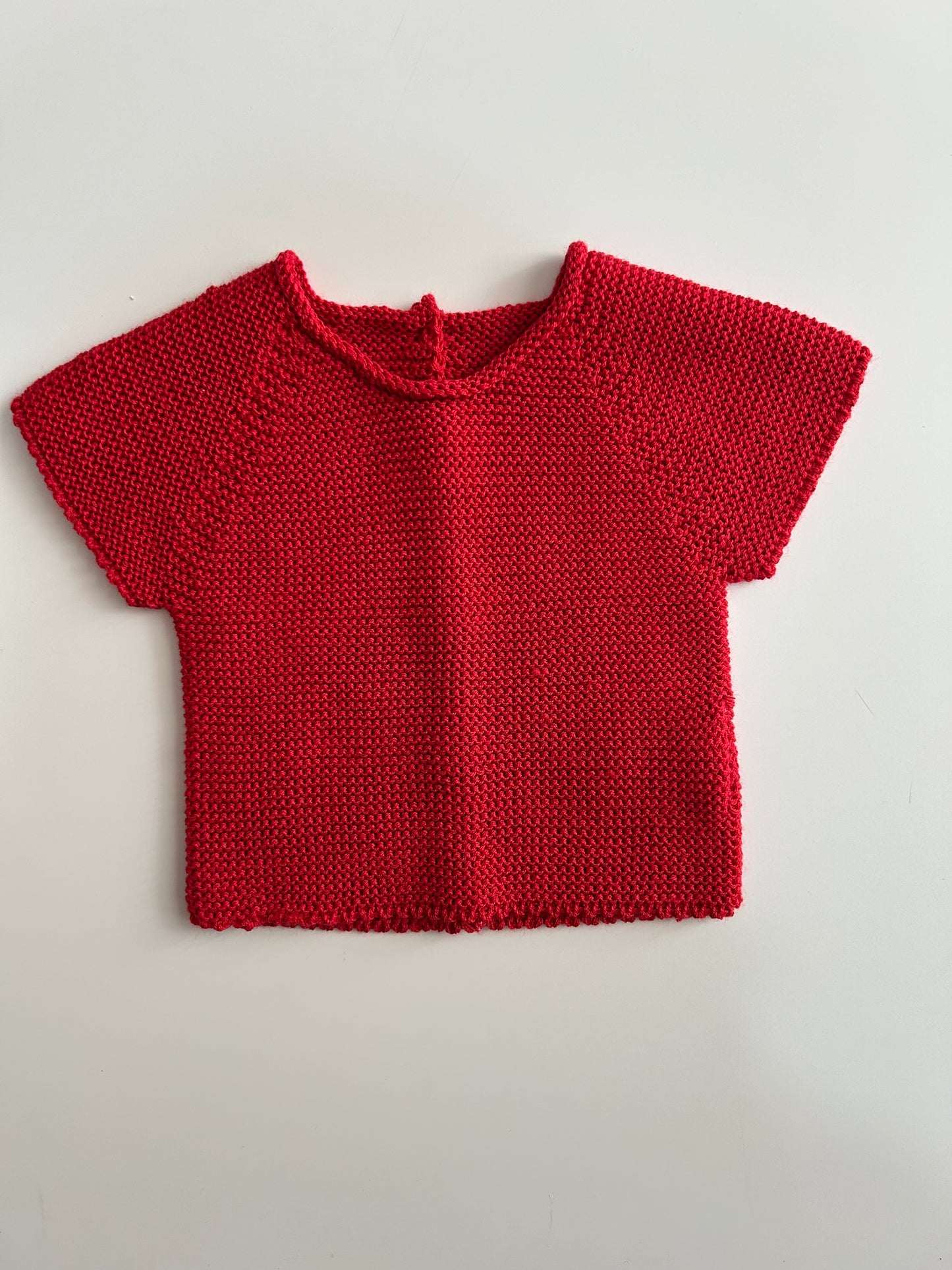 Jersey manga corta rojo