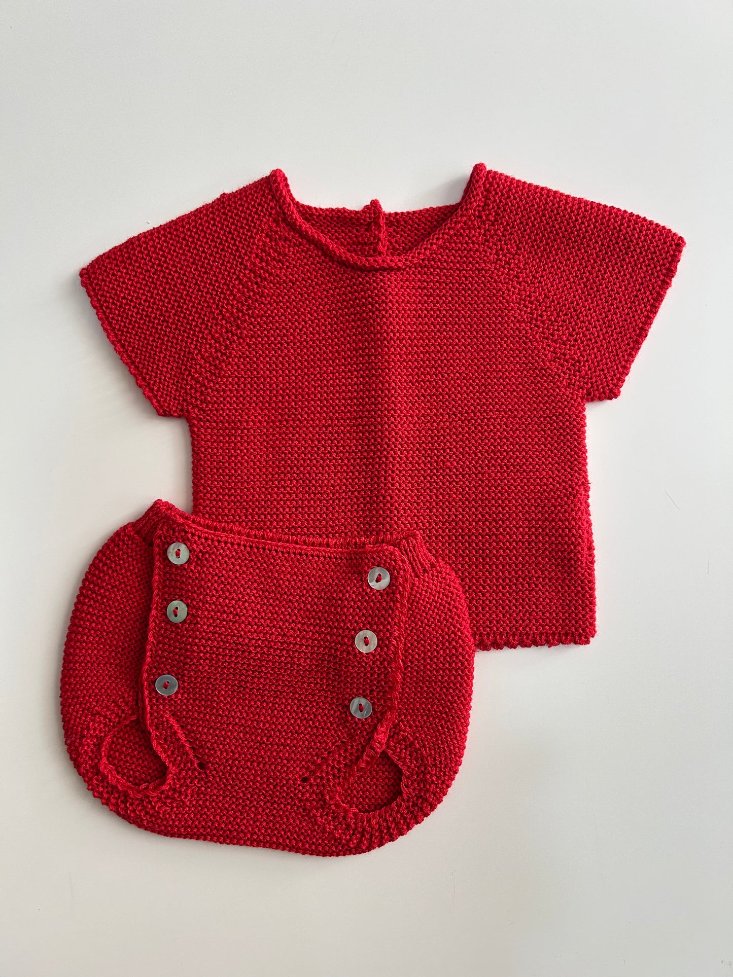 Jersey manga corta rojo