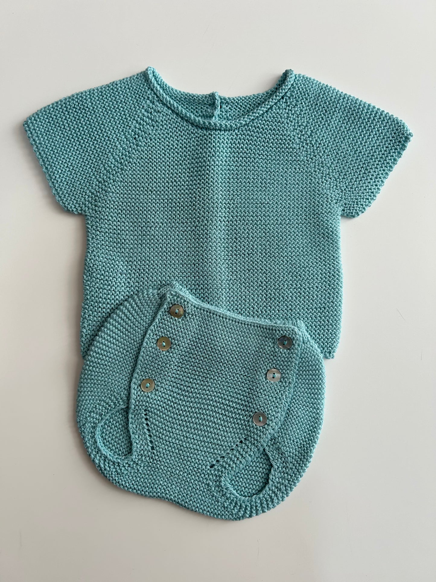 Jersey manga corta verde menta