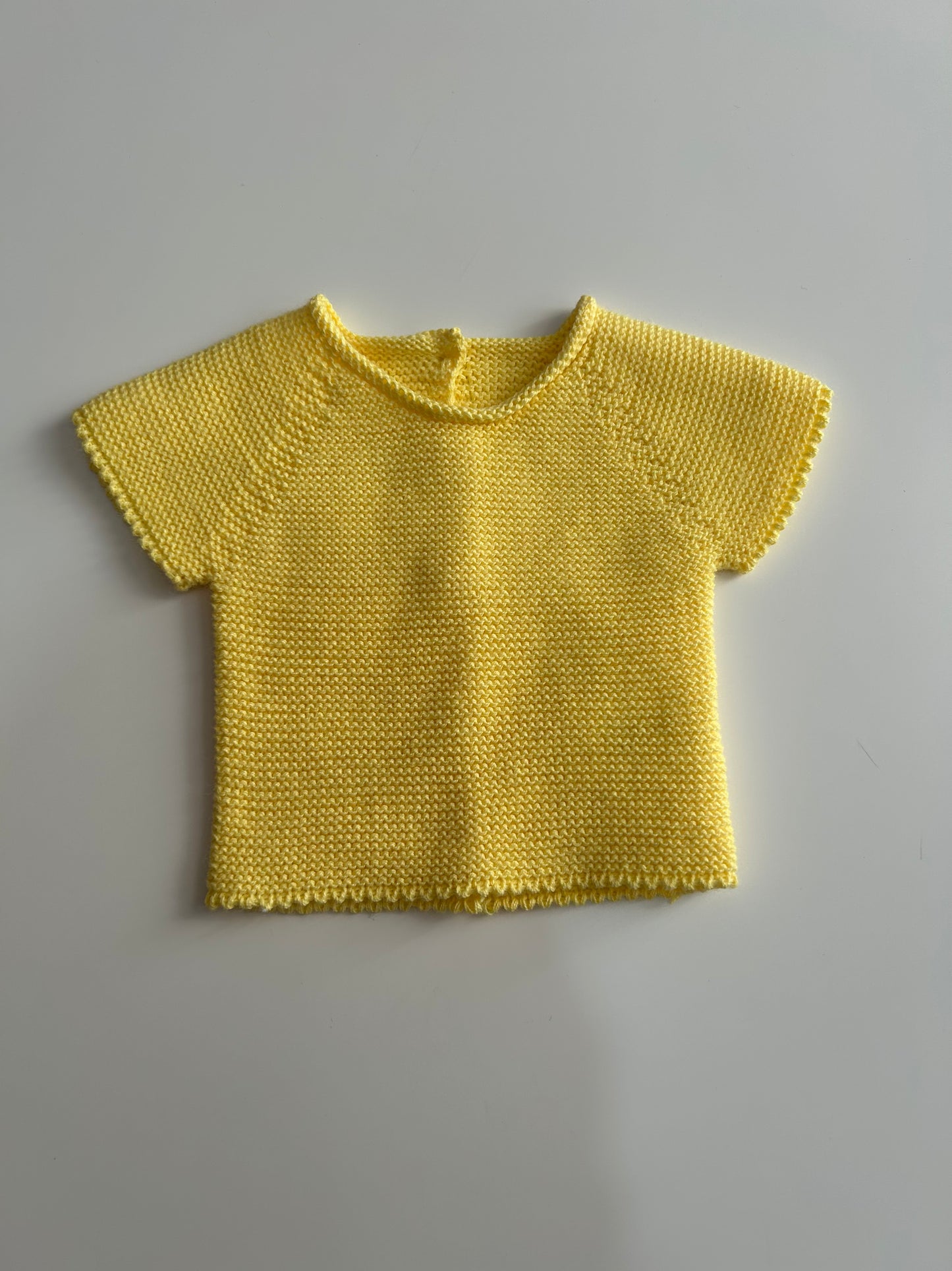 Jersey manga corta amarrillo