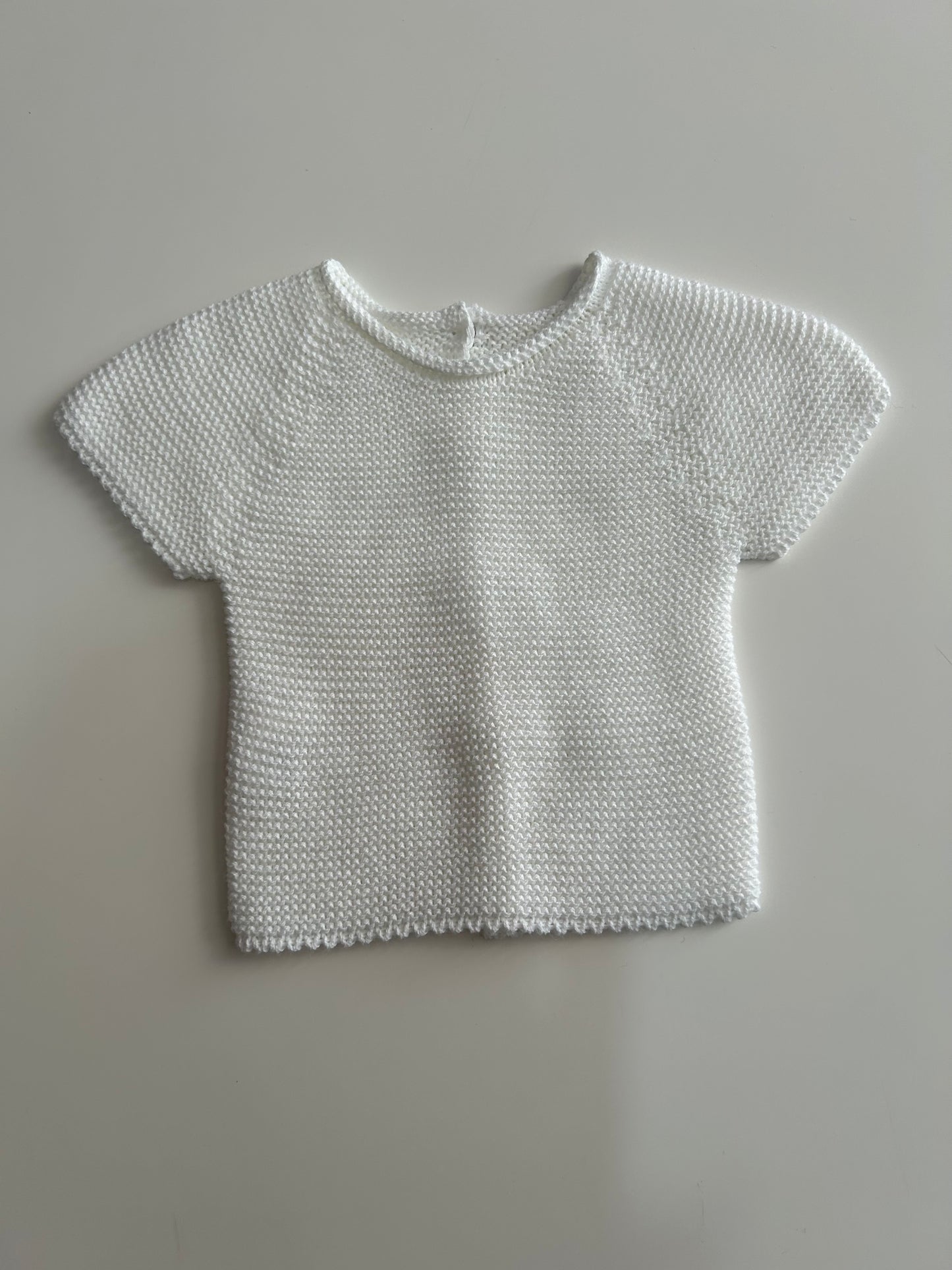 Jersey manga corta blanco