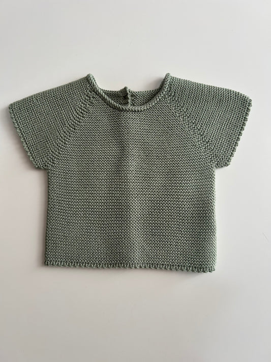 Jersey manga corta verde seco