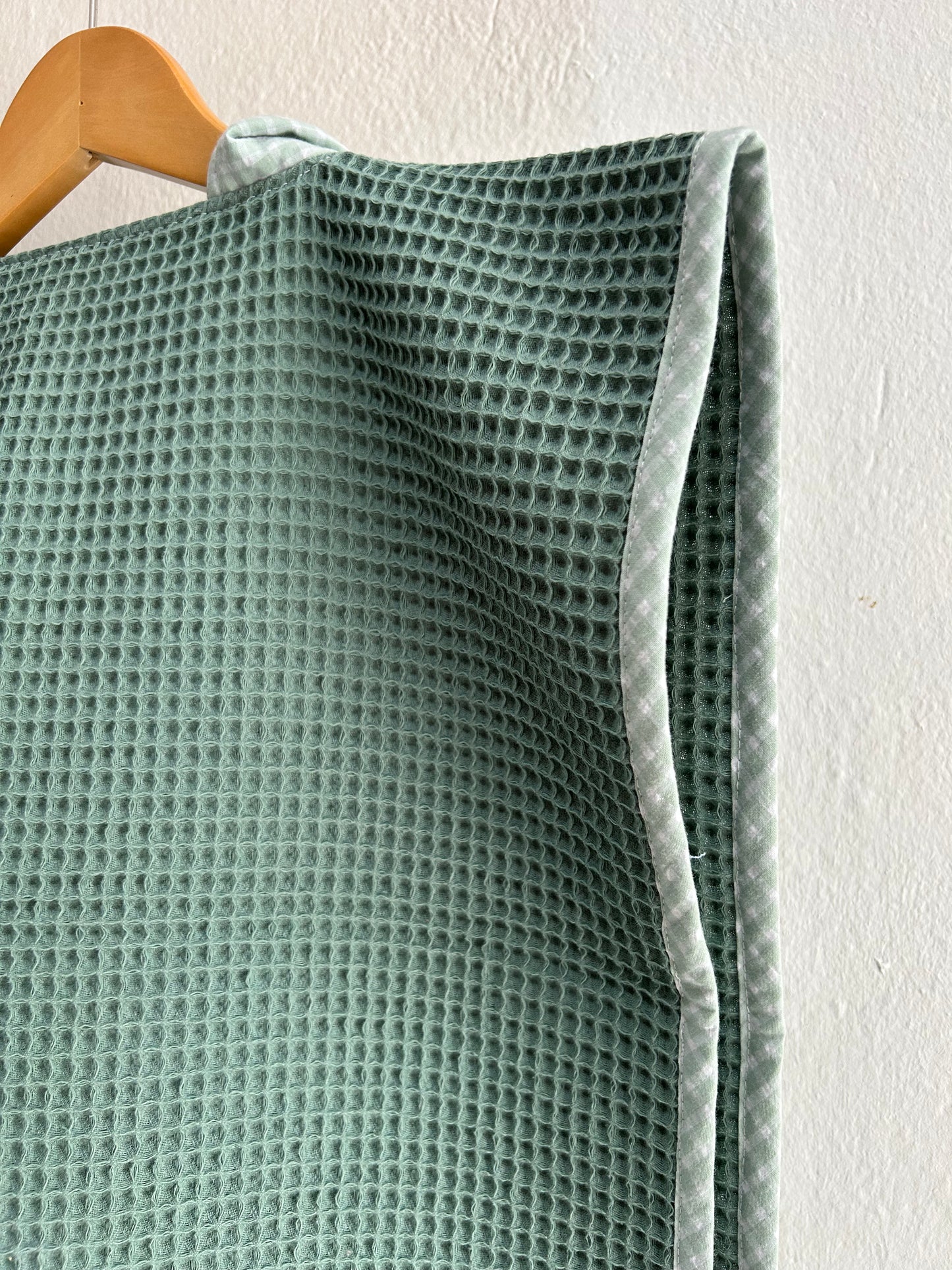 Poncho cuadros mint