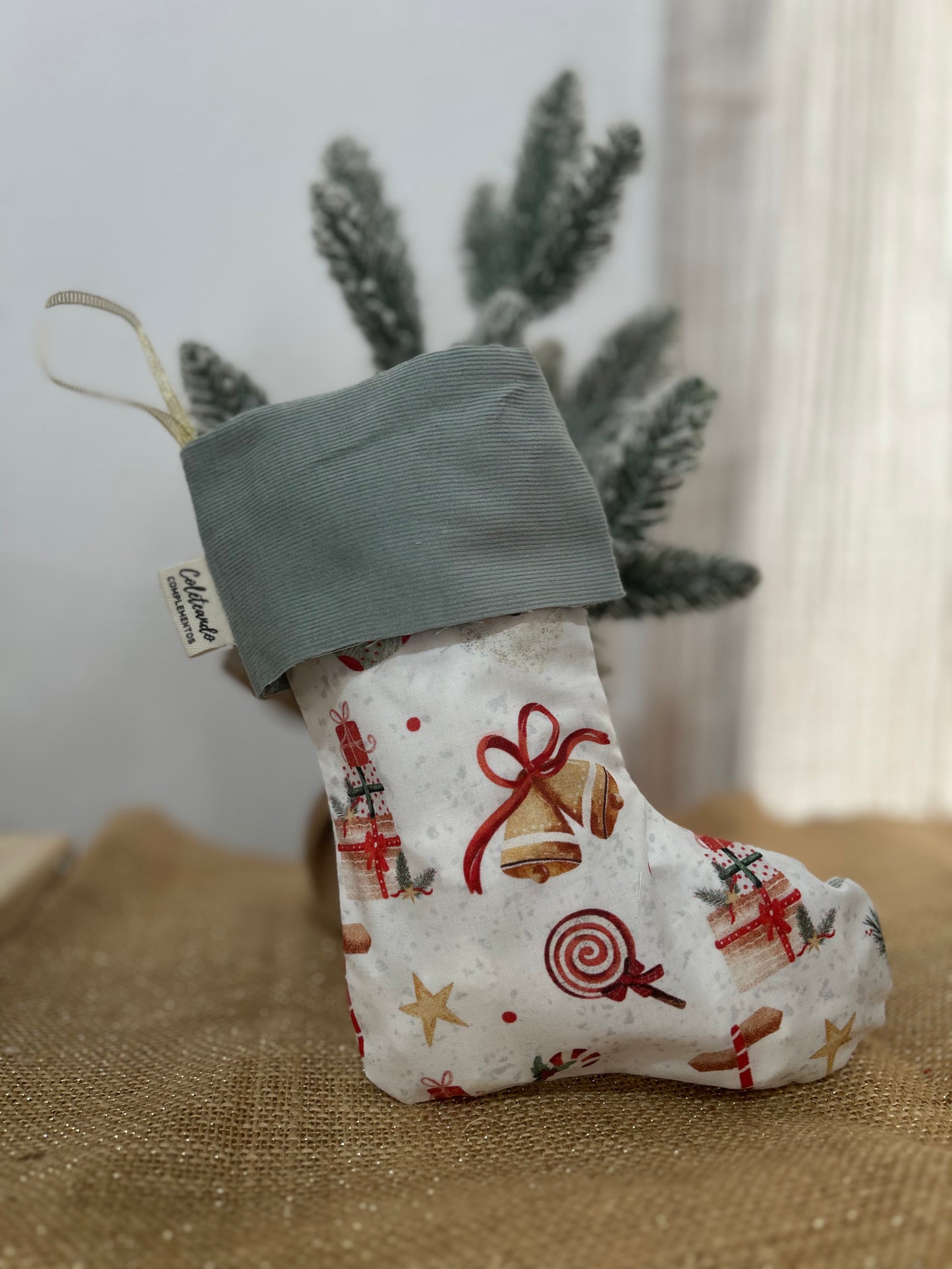 Bota navideña galleta