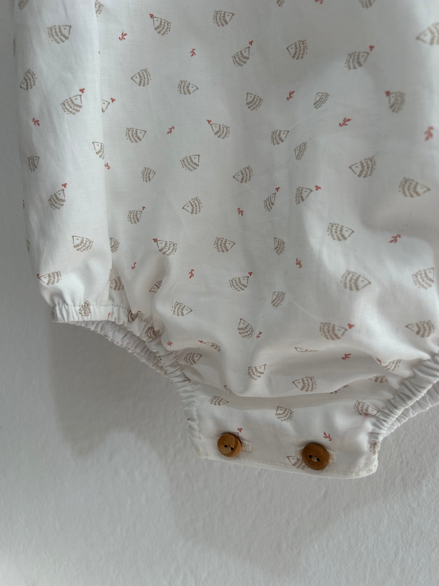 Pelele erizo beige