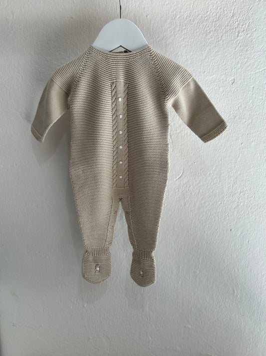 Pelele largo hilo camel