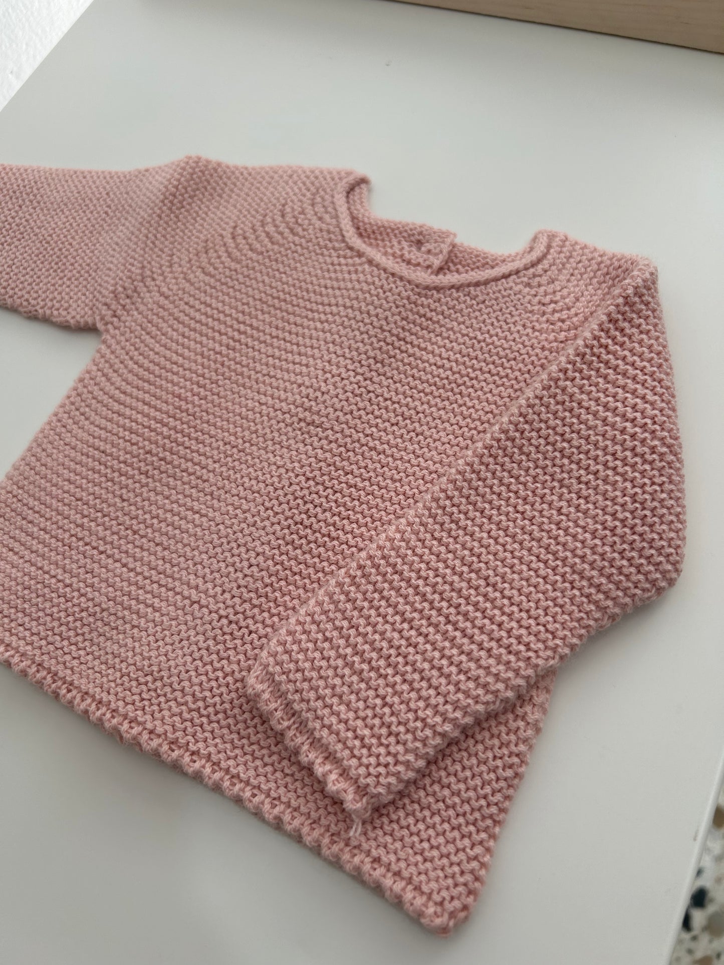 Conjunto hilo rosa claro