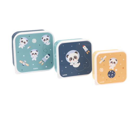 Cajitas apilables Pandas