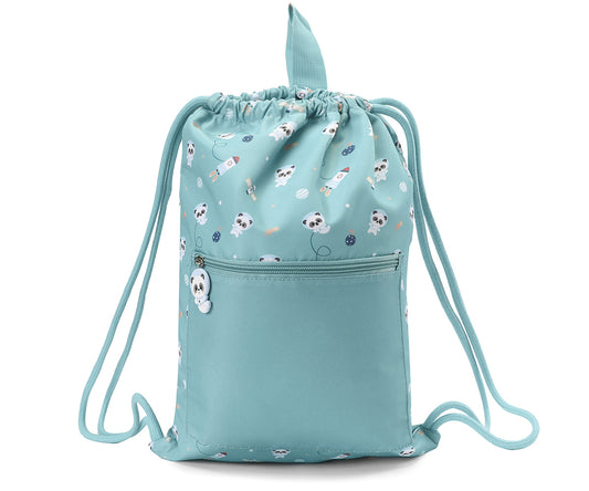Mochila saco impermeable pandas