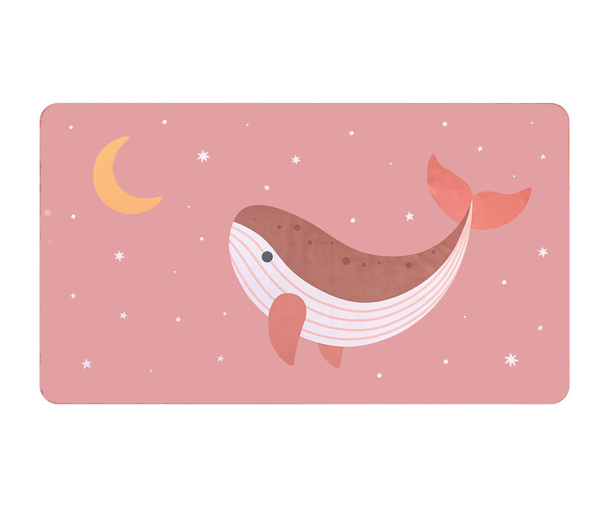 Toalla microfibra Whale Pink
