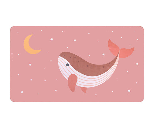 Toalla microfibra Whale Pink