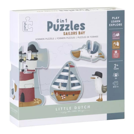 6 puzzles en 1 Sailors Bay
