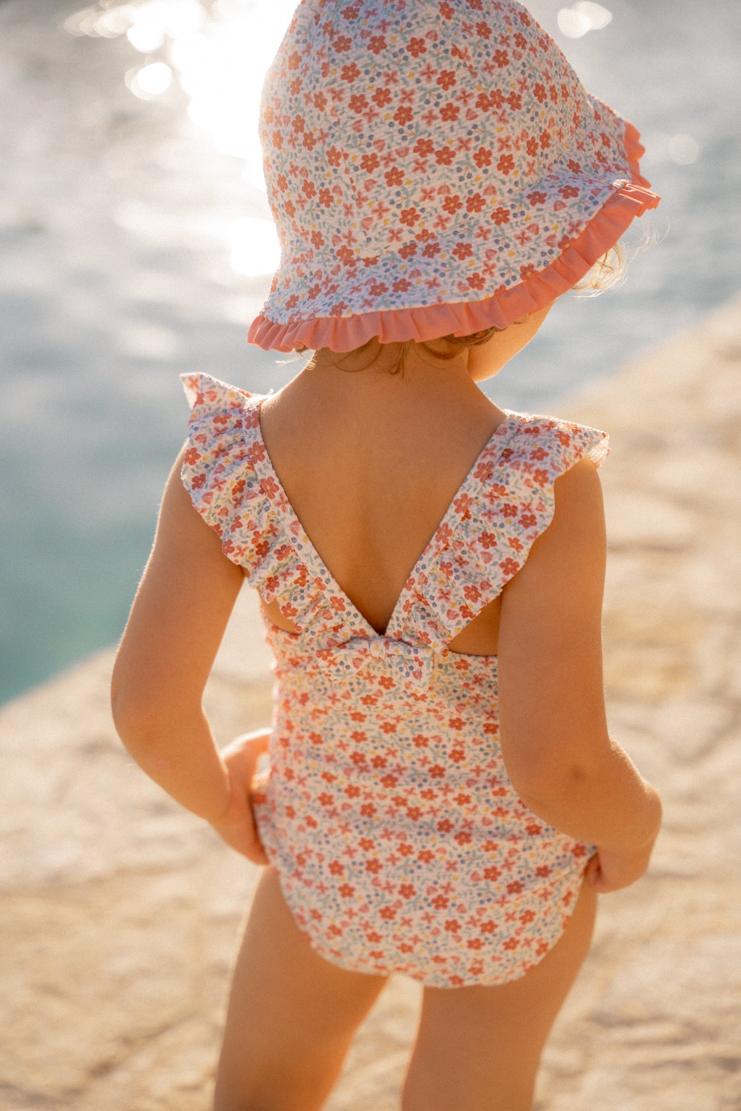 Gorro reversible flowers multicolor